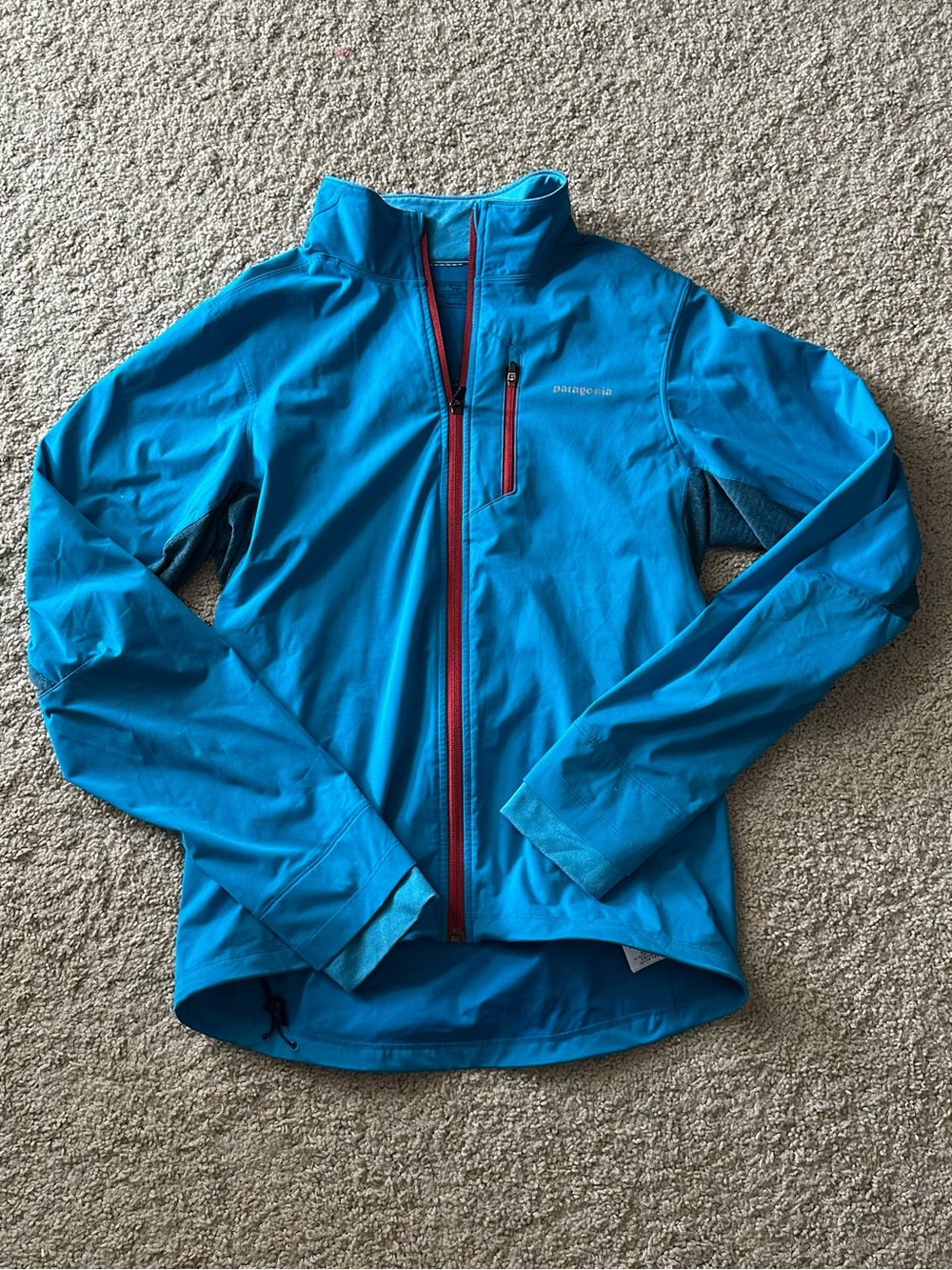 Patagonia Men's Wind Shield Jacket Windrunner Full Zip Blue